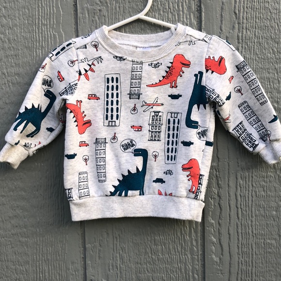 Carter's Other - ✨3/$20✨ Super Cute Dinosaur Sweat Shirt 🦕
